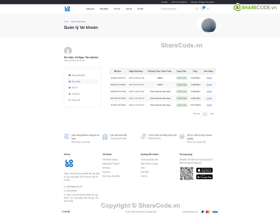 Sharecode,code đồ án,code web,web bán hàng,code php,sharecode